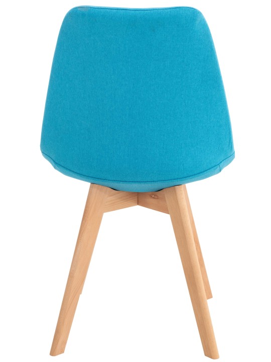 Tuoli Linares kangasta, turkoosi