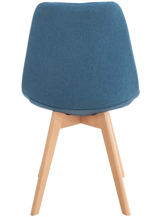 4 tuolin sarja Linares kangas, sininen