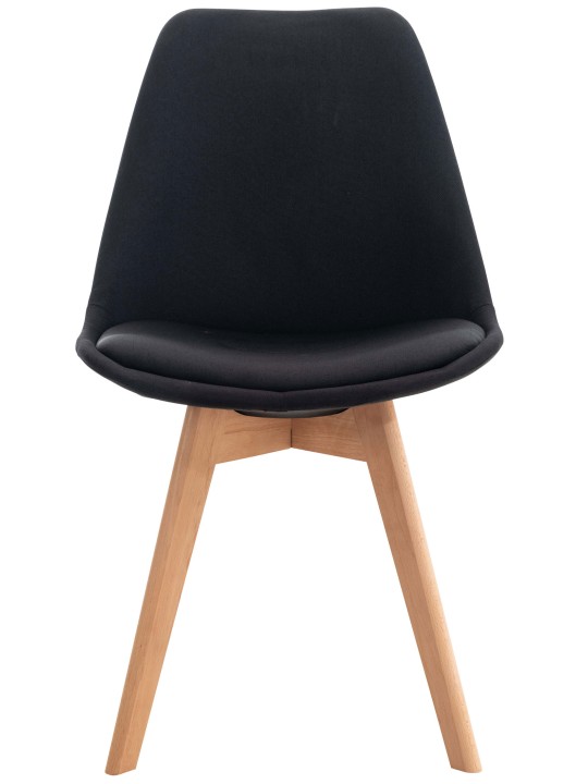 4 tuolin sarja Linares kangas, musta 4 tuolin sarja Linares kangas, musta