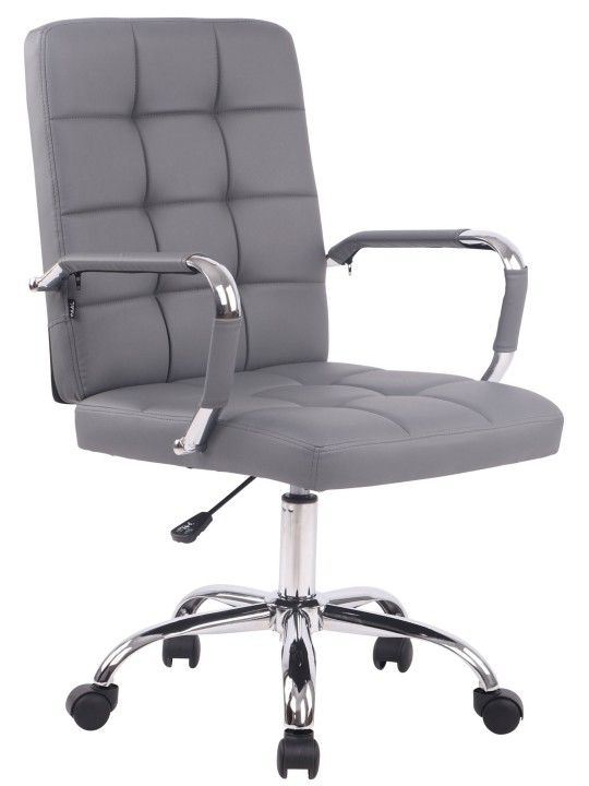 Toimistotuoli Deli PRO keinonahkaa, harmaa