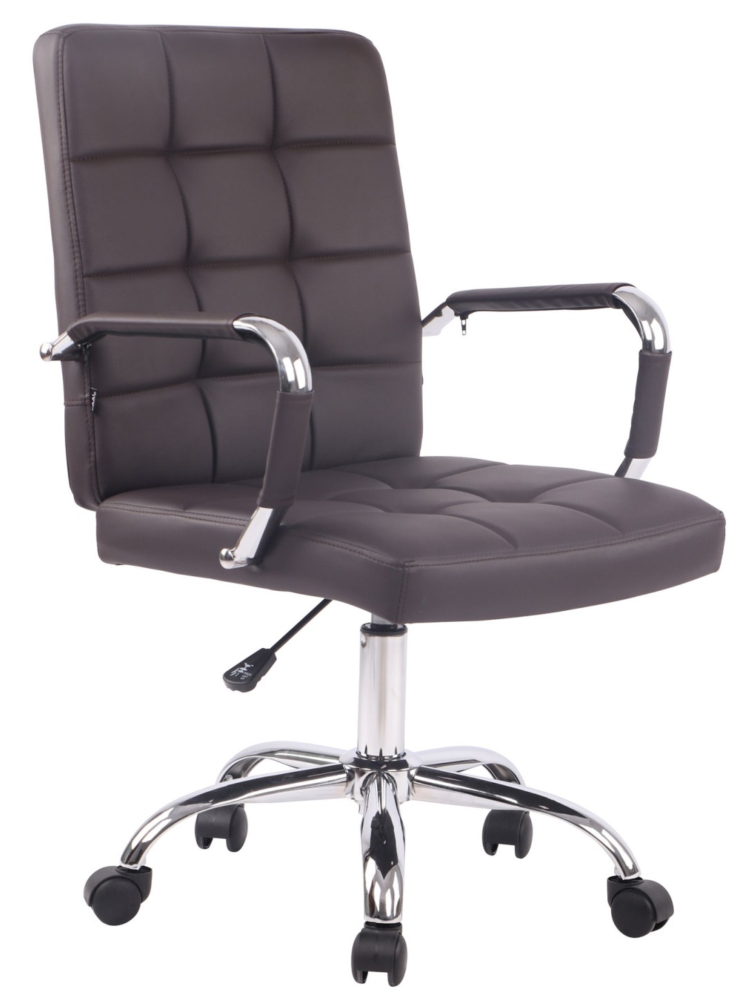 Toimistotuoli Deli PRO keinonahkaa, ruskea