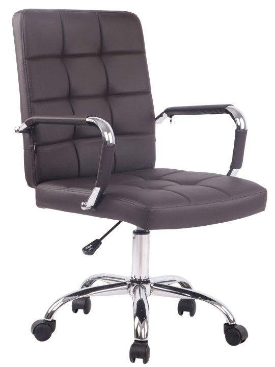 Toimistotuoli Deli PRO keinonahkaa, ruskea