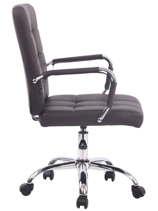 Toimistotuoli Deli PRO keinonahkaa, ruskea