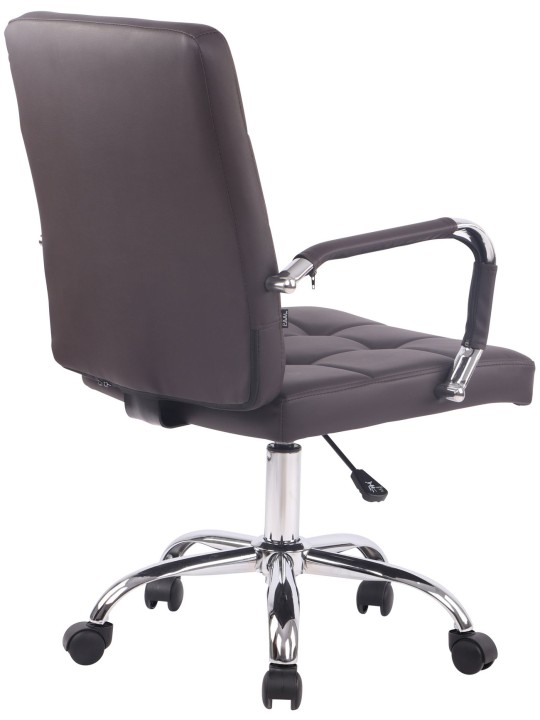 Toimistotuoli Deli PRO keinonahkaa, ruskea