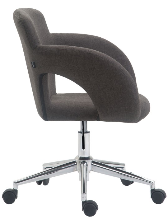 Työtuoli Edison kangasta, tummanharmaa