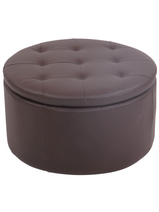 Evora keinonahkainen jakkara, ruskea