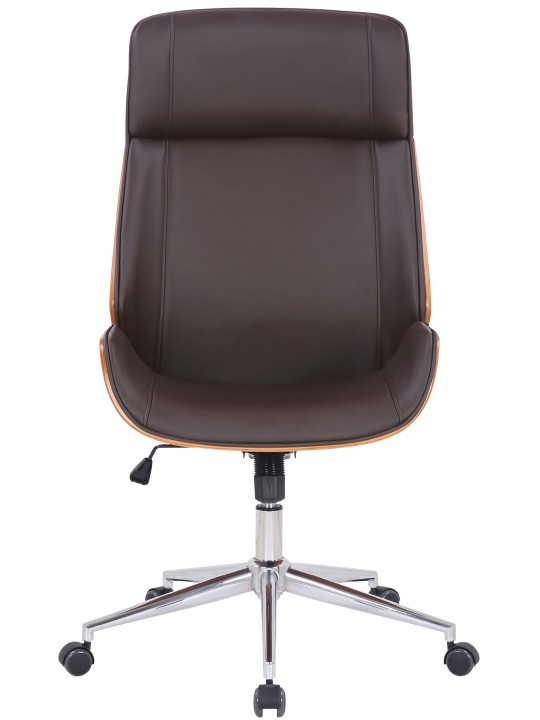 Työtuoli Varel keinonahkaa, pähkinä/ruskea Työtuoli Varel keinonahkaa, pähkinä/ruskea