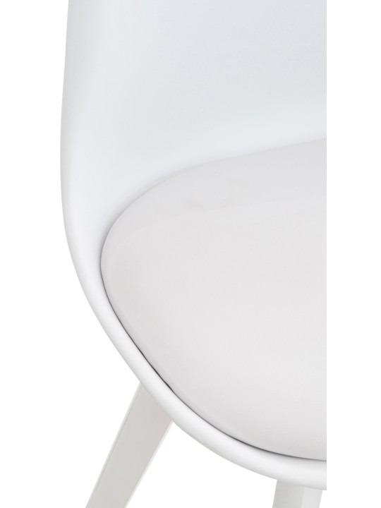 Linares tuoli, valkoinen/valkoinen