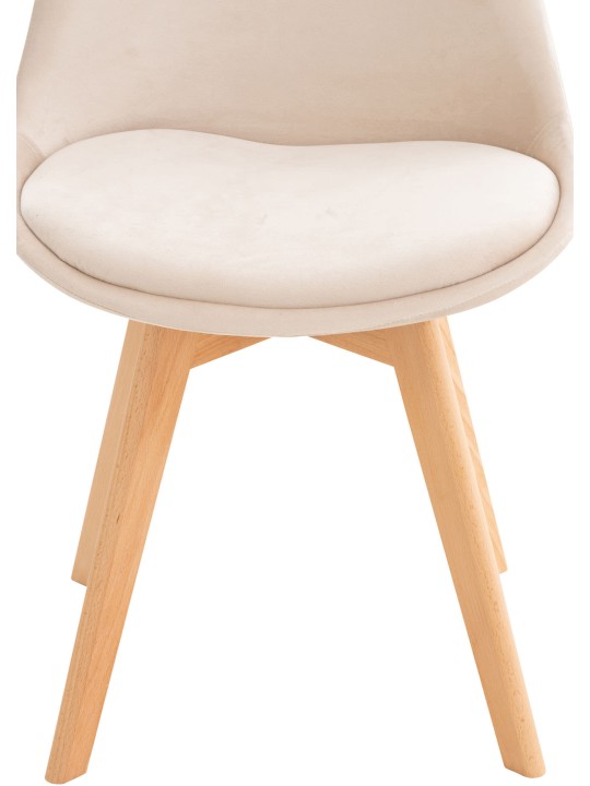 4 tuolin sarja Linares velvet, beige