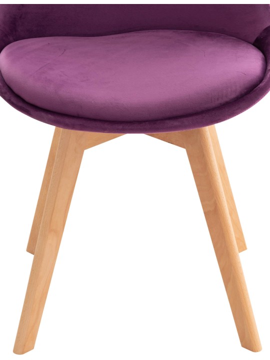 4 tuolin sarja Linares velvet, liila