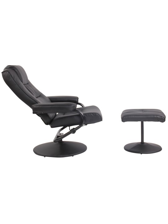 Ennis-nojatuoli, jossa rahi, musta