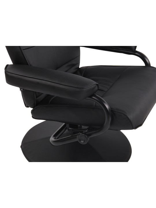 Ennis-nojatuoli, jossa rahi, musta