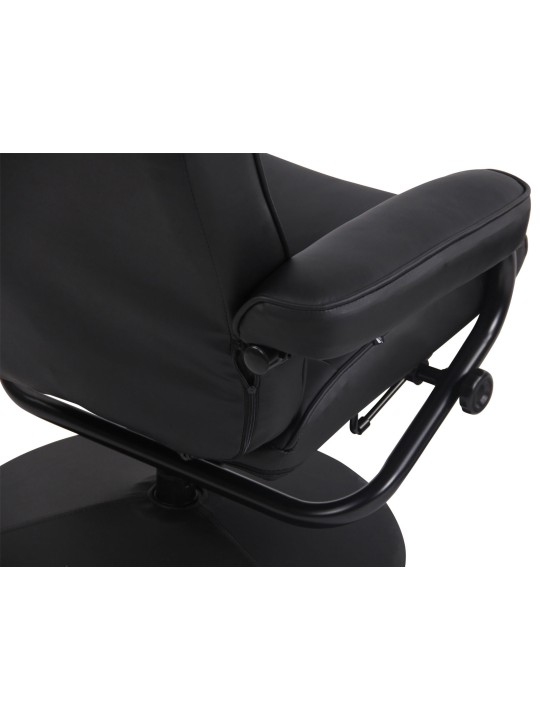 Ennis-nojatuoli, jossa rahi, musta