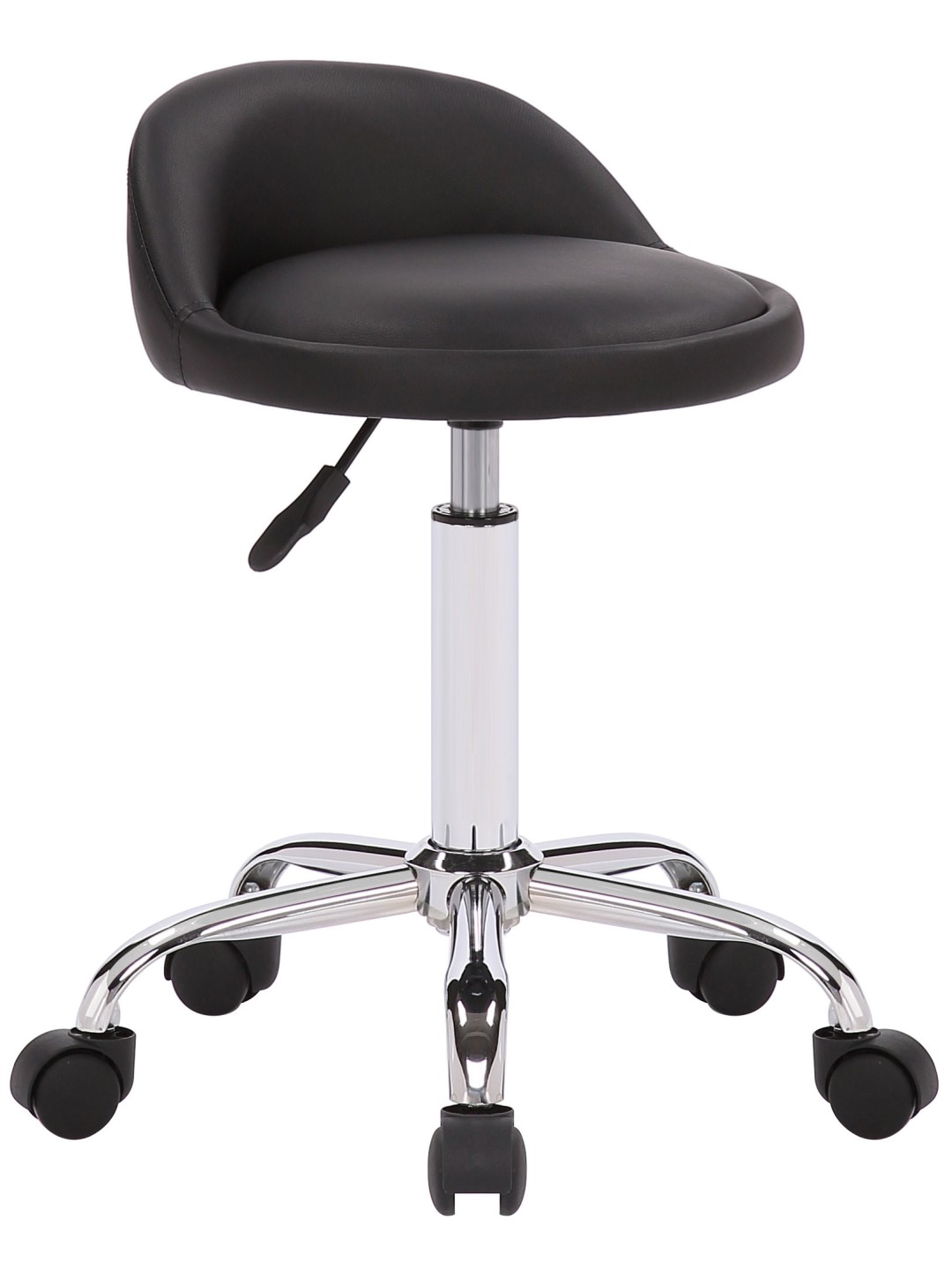 Työjakkara Teramo keinonahkaa, musta