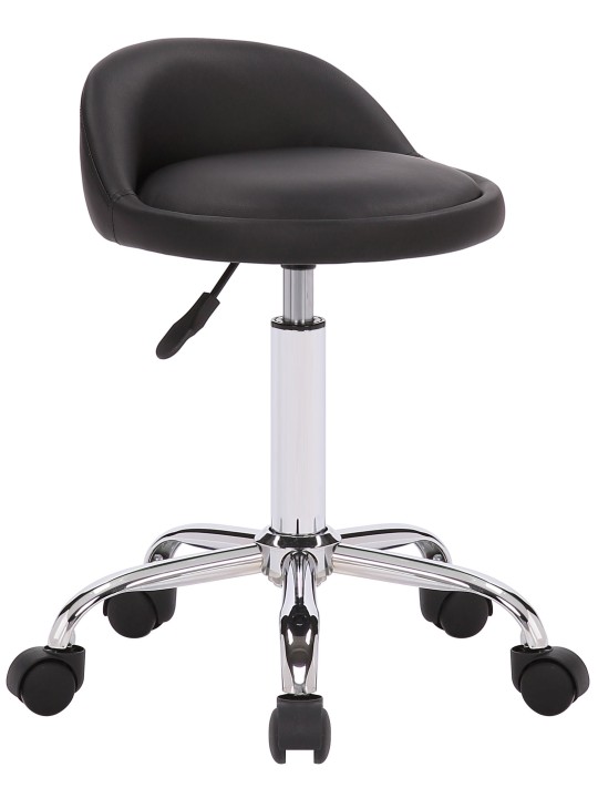 Työjakkara Teramo keinonahkaa, musta