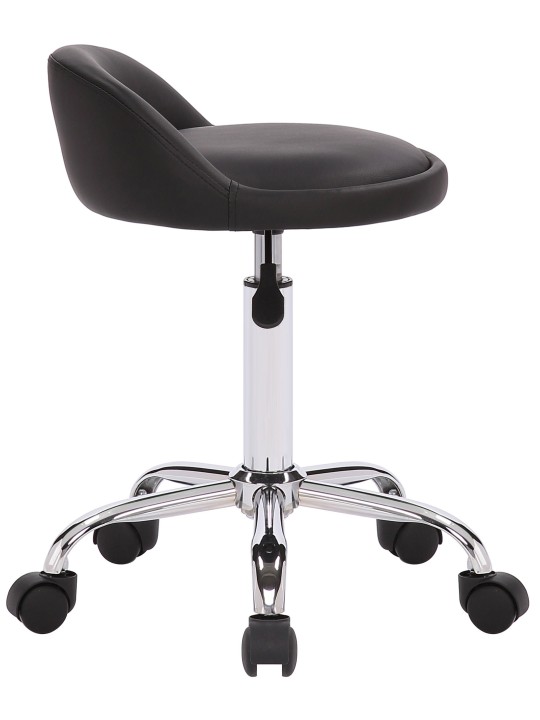 Työjakkara Teramo keinonahkaa, musta