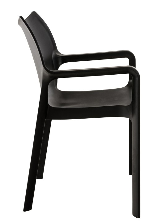 2 pinoavan tuolin SETTI DIVA, musta