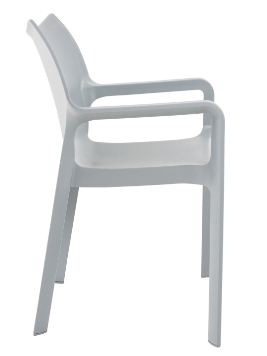 2 pinoavan tuolin SETTI DIVA, vaaleanharmaa