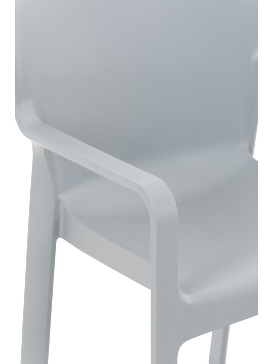 2 pinoavan tuolin SETTI DIVA, vaaleanharmaa