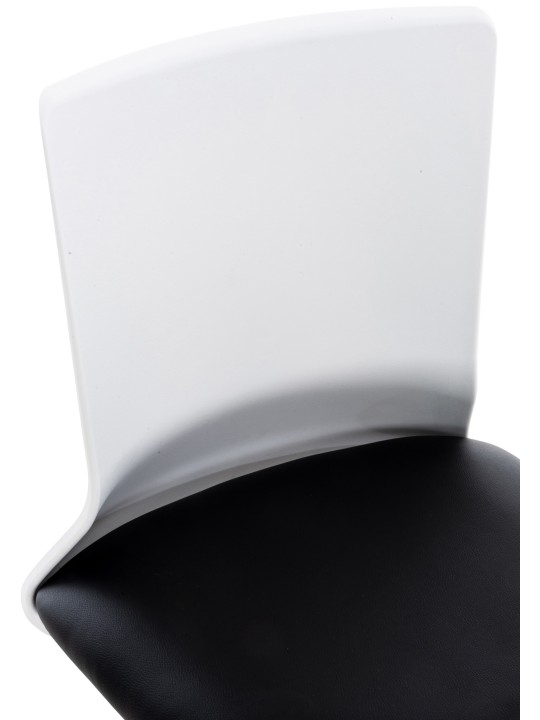 Työtuoli Apolda keinonahkaa, musta