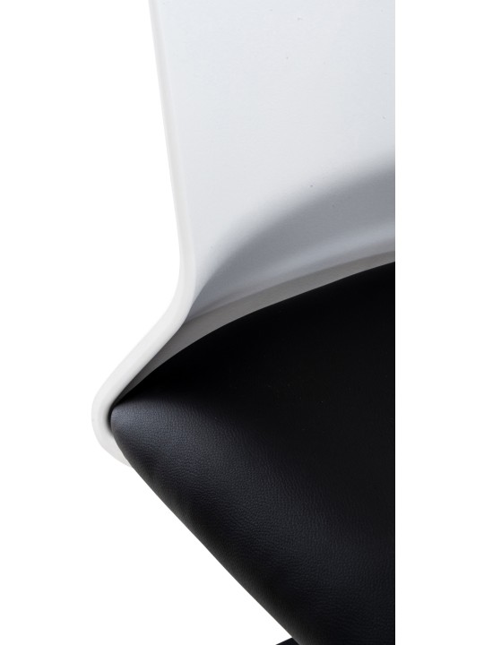 Työtuoli Apolda keinonahkaa, musta