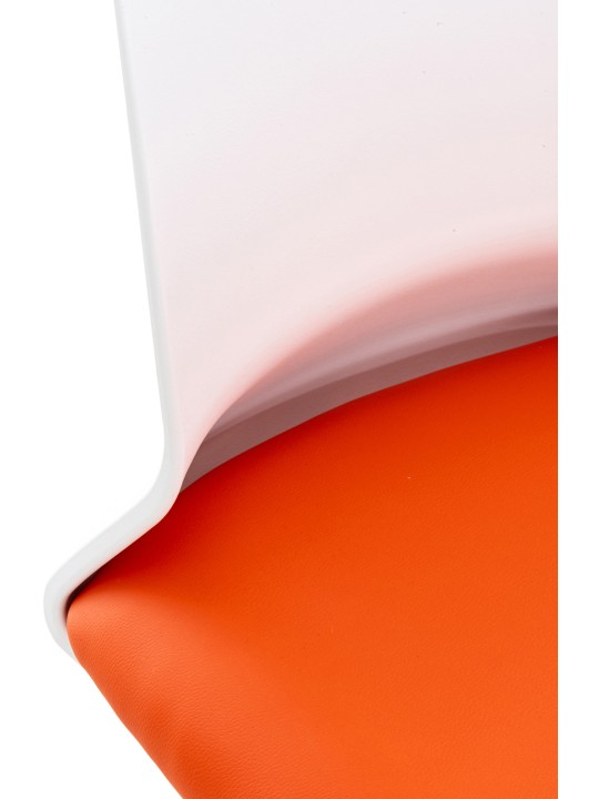 Työtuoli Apolda keinonahkaa, oranssi
