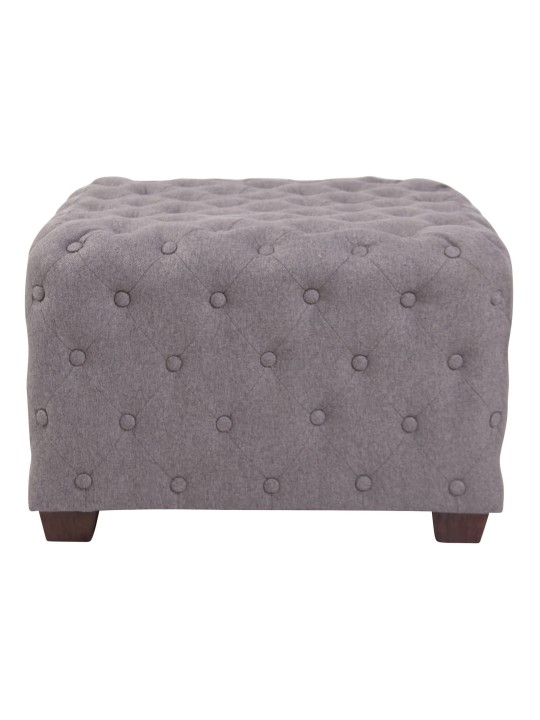 Pouf Nimes -kangas, harmaa