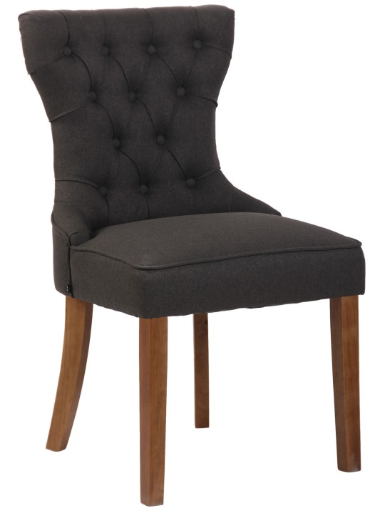 Tuoli Franca kangas antiikki-light, tummanharmaa