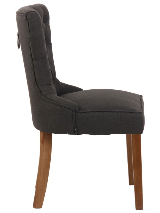 Tuoli Franca kangas antiikki-light, tummanharmaa