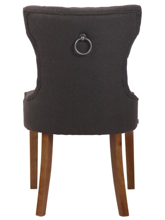 Tuoli Franca kangas antiikki-light, tummanharmaa