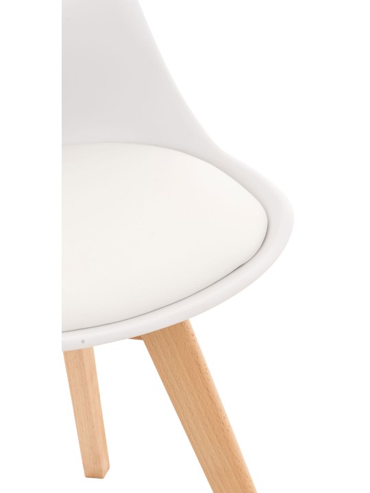 4 tuolin setti Linares, valkoinen