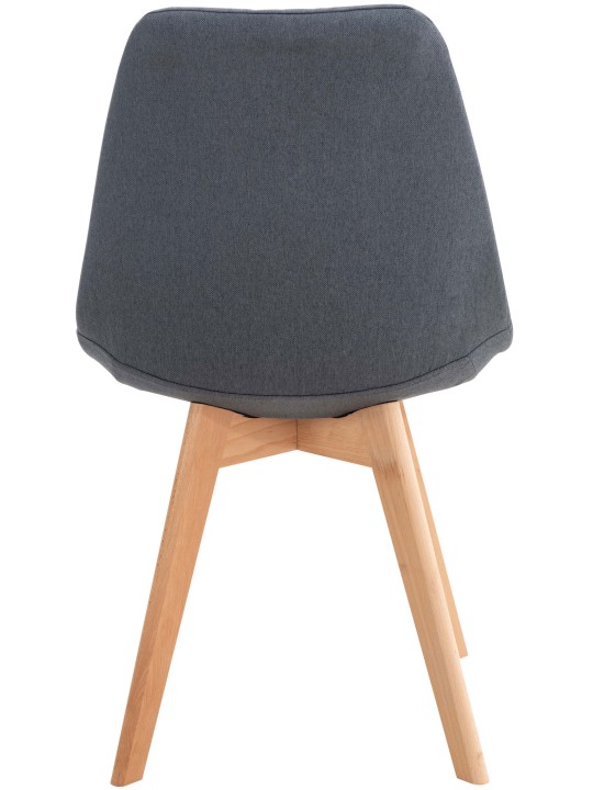 4 tuolin sarja Linares kangas, tummanharmaa