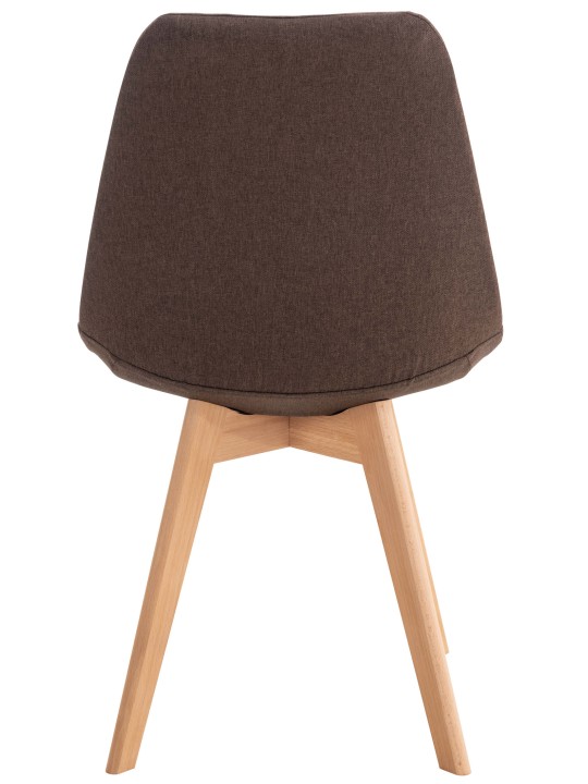 4 tuolin sarja Linares kangas, ruskea