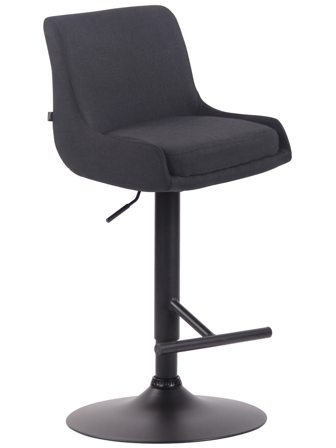 Baarijakkaraklubikangas, musta