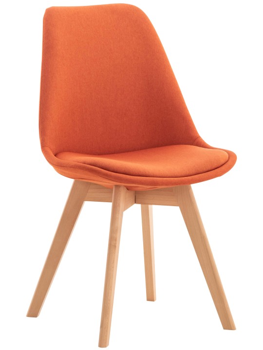 Tuoli Linares kangasta, oranssi