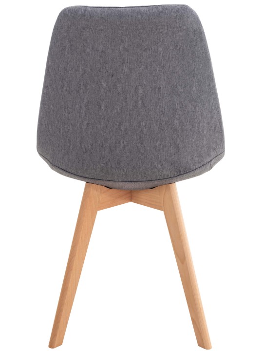 Tuoli Linares kangasta, harmaa