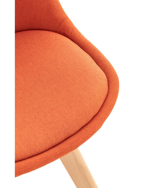 Tuoli Linares kangasta, oranssi