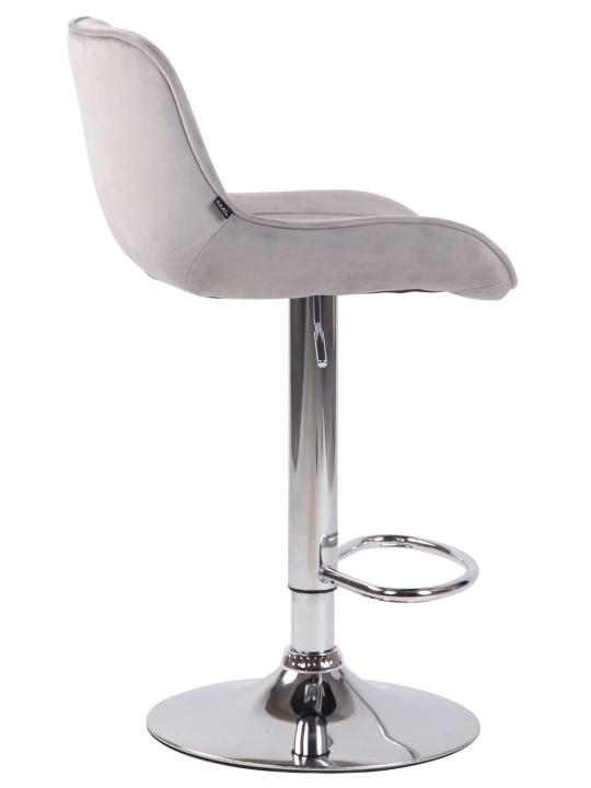 Baarijakkara Lentini samettikromi, harmaa