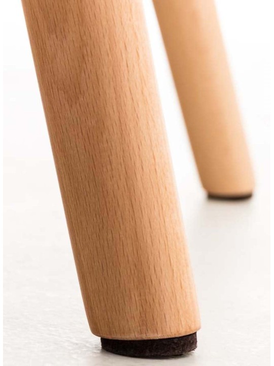 4 ruokasalin tuolin setti Elda keinonahkaa, kermanvärinen