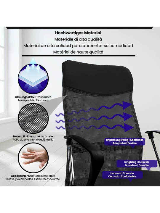 Washingtonin työtuoli, musta