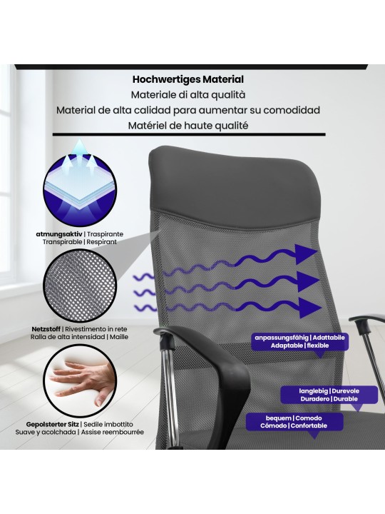 Washingtonin työtuoli, harmaa