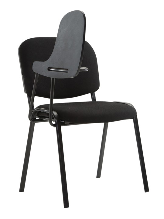 4 Ken-tuolin setti taitettavalla pöytäkankaalla, musta