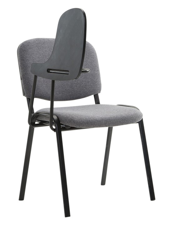 4 Ken-tuolin setti taitettavalla pöytäkankaalla, harmaa