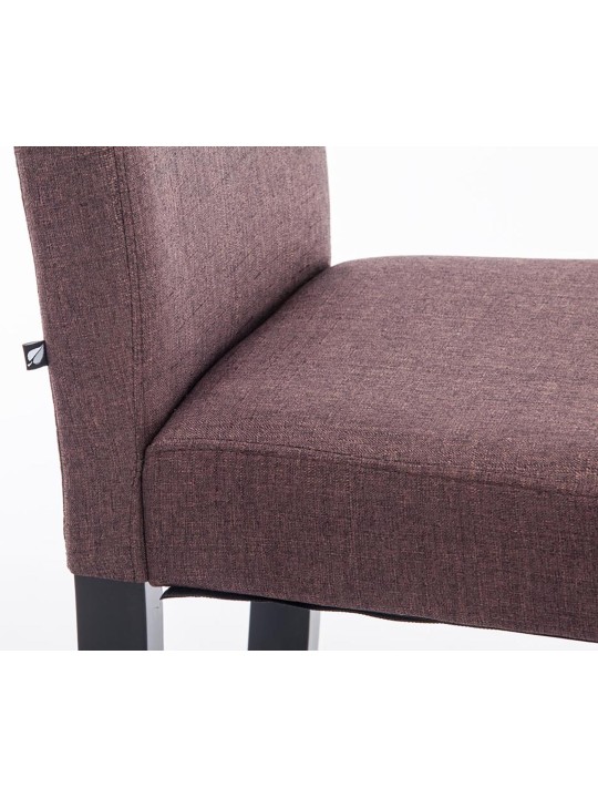 Ruokasalin tuoli Ina kangasta, ruskea