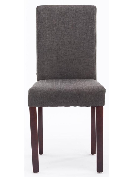 Ruokasalin tuoli Ina kangas cappuccino, tummanharmaa