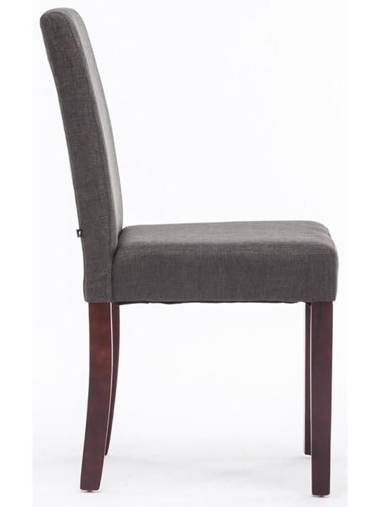 Ruokasalin tuoli Ina kangas cappuccino, tummanharmaa