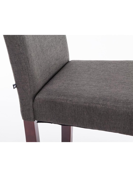 Ruokasalin tuoli Ina kangas cappuccino, tummanharmaa