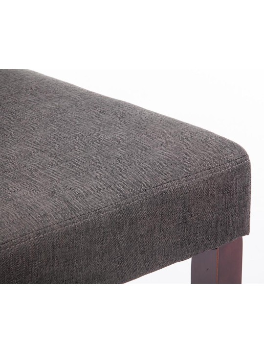 Ruokasalin tuoli Ina kangas cappuccino, tummanharmaa