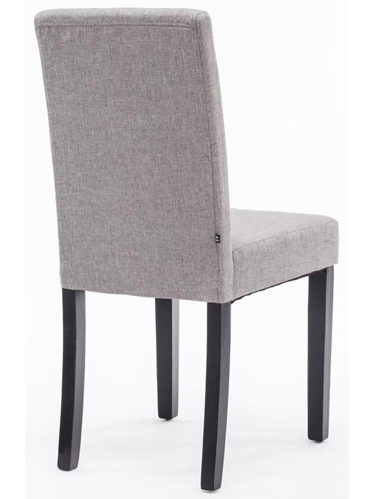 Sarja 2 ruokasalin tuolia Ina kangas, vaaleanharmaa