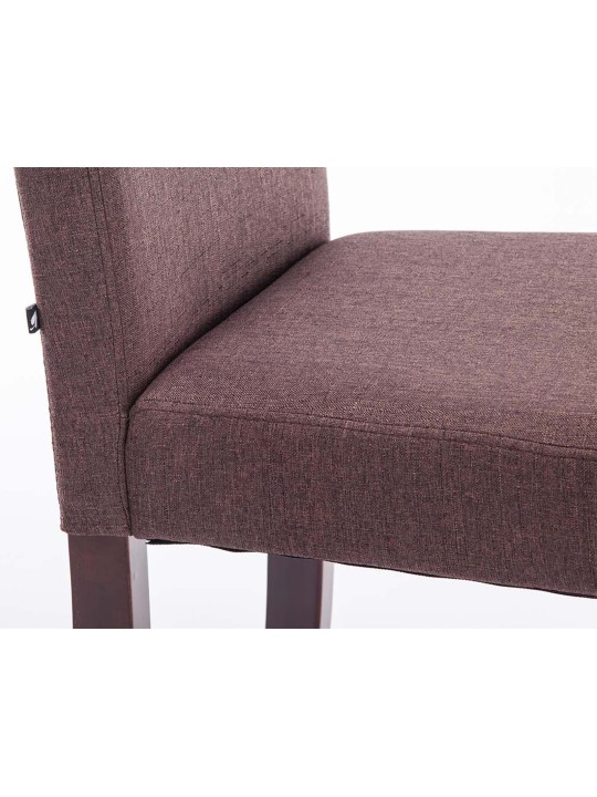 Setti 2 ruokasalin tuolia Ina kangas cappuccino, ruskea